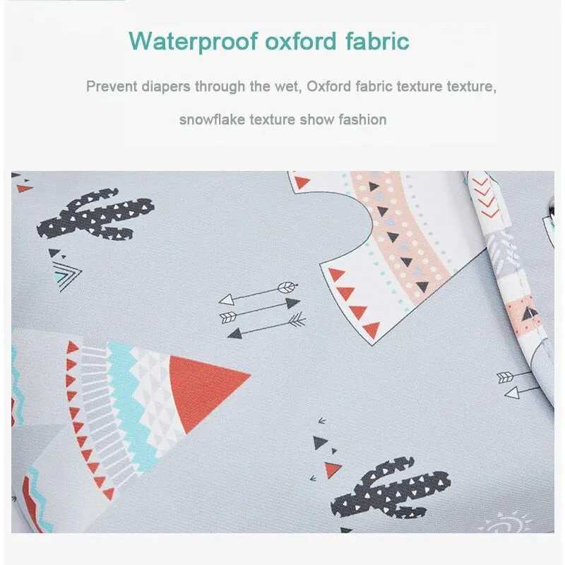 Baby Diaper Bag Waterproof Wet Dry Pack Mummy Storage Pouch Nappy Organizer Insert Tote Purse Travel Stroller Carry BagC250326