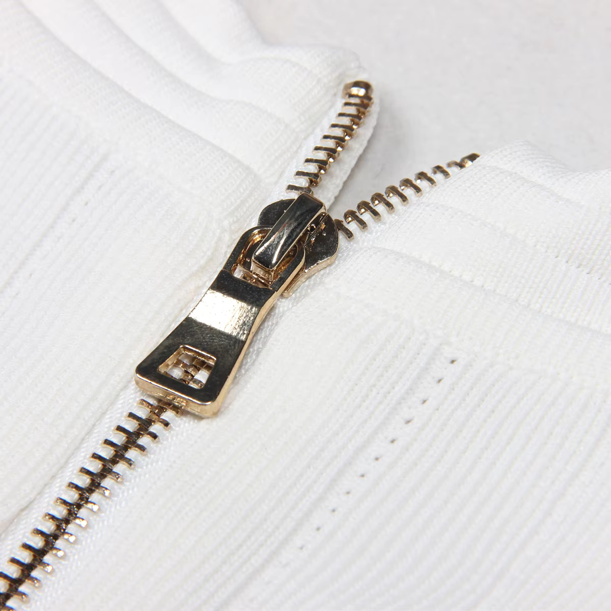 Spring And Autumn New Solid Color Stripe V-Neck Gold Button Long Sleeve Slimming Short Style Casual Commuter Women's Dress