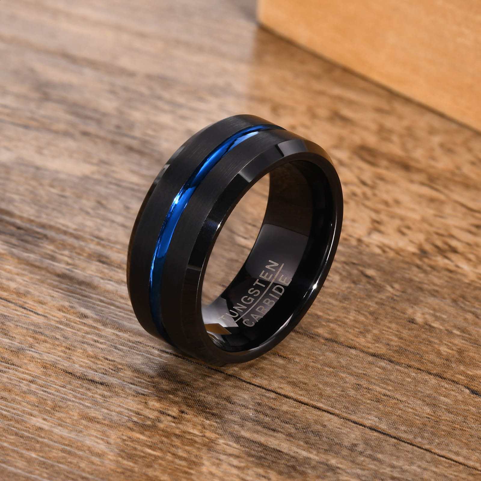 Men rings index finger ring 8mm bottle opening tungsten steel ring fashion mens Ring Jewelry tcr-039