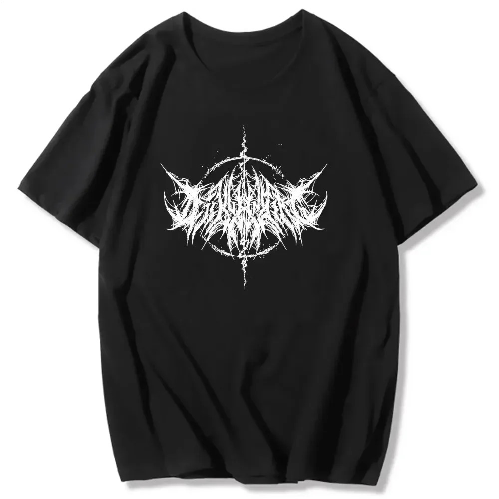 Mens Women T-shirt 90s Vintage Hip Hop Streetwear Kawaii Fashion Casual Tops Mens T Shirt Lightning Letter Print Y2K Goth Punk 250118