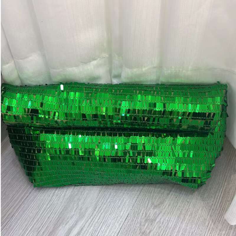 Red Sequin Personality Lazy Casual Clutch Leather Soft Phone Women High Quality Dinner Bag