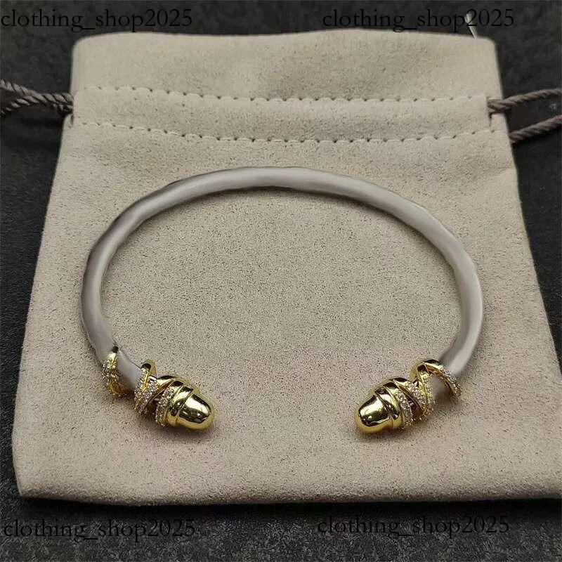 David Yurmen Bracelet Designer Bracelet Women Opening Cable Wire Pearl Head Classic Style Jewelry Woman Luxury Cuff Bracelets Bangle Twisted Street Casual 139