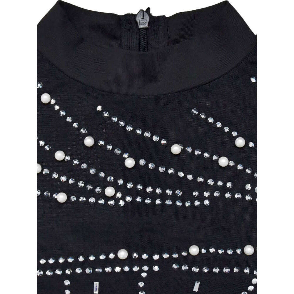 Beyprern Beautiful Crystal Embellished Fringed Mini Glam Womens Pearls Rhie Slim Short Party Dress Birthday Outfits R250205