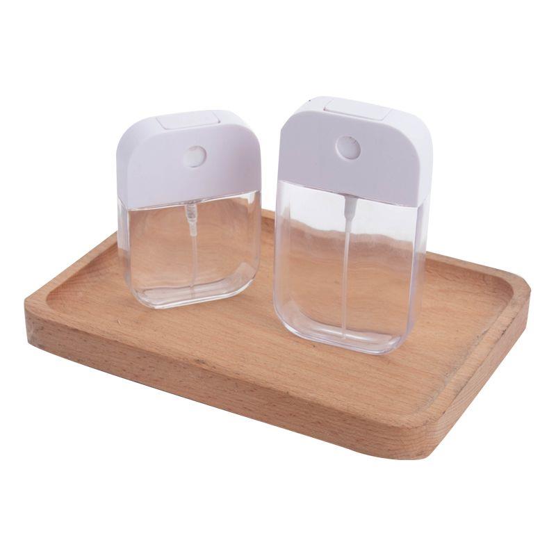 50ml pocket size card perfume mist plastic spray bottle for hand sanitizer sprayer refillable empty bottle 40ml Smifb