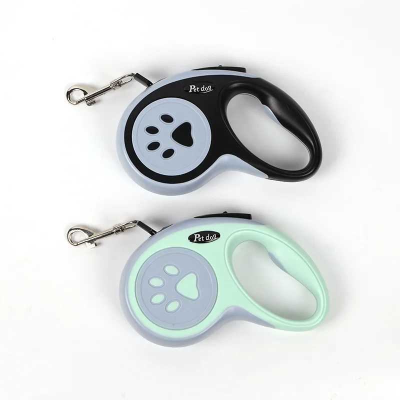 3m 5m Nylon Dog Leash Automatic Retractable Durable Cat Lead Extending Puppy Walking Running Traction Roulette Small Dogs 250116 Stylish