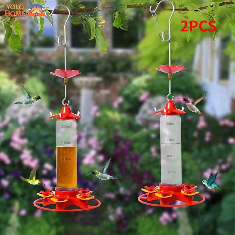 2025 Hummingbird Drinker Feeder Outdoor Hanging Bird Feeder Easy To Clean Ant Proof Yard Garden Decoration Bird Feeder House 250121