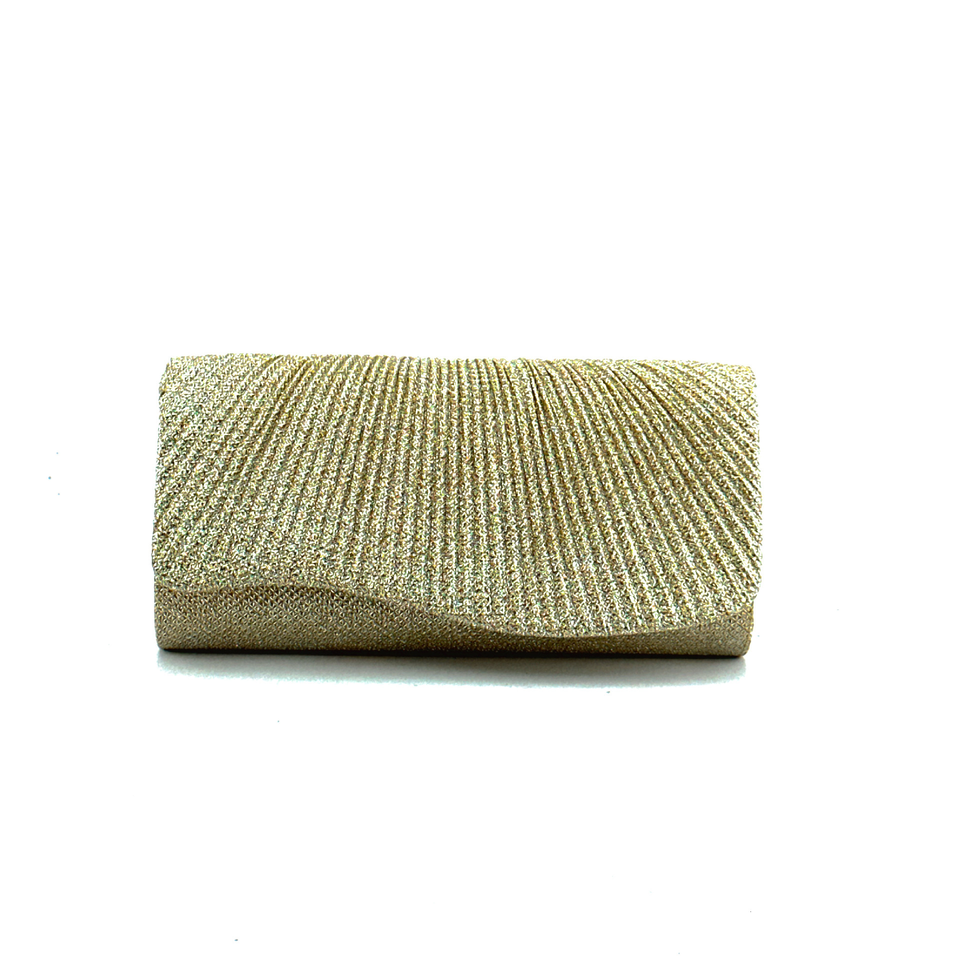 Banquet Ladies' Handbag, Crossbody Fashion New Pleated Bag, Hood, Hand-Held Evening Makeup Bag