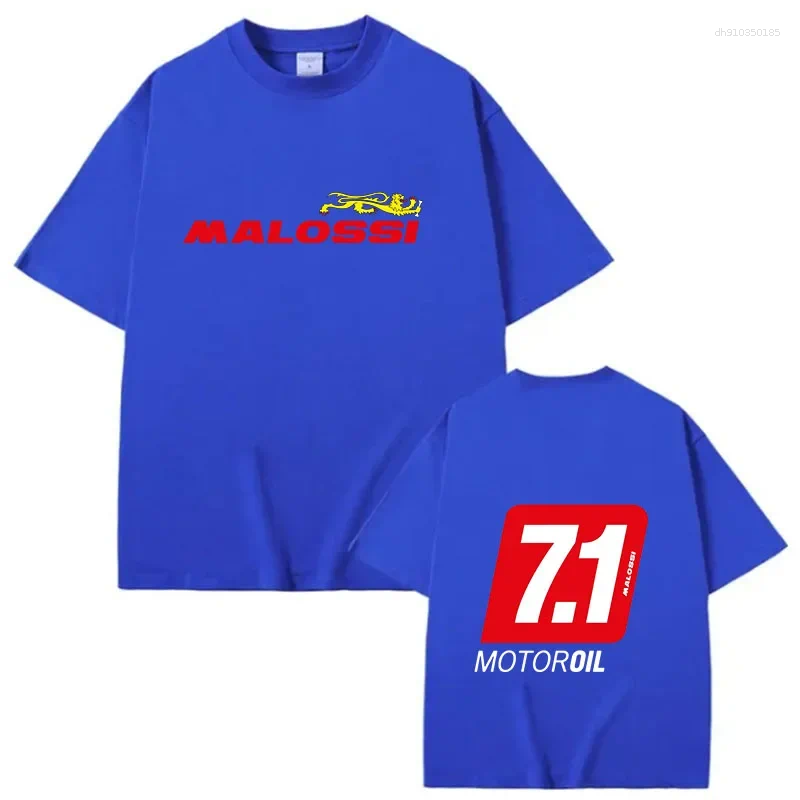 Men's T Shirts Malossi Theme T-Shrit Men Women Short Sleeve Print Unisex Streetwear Hip Hop Style Summer Fashion Tops Clothes Male
