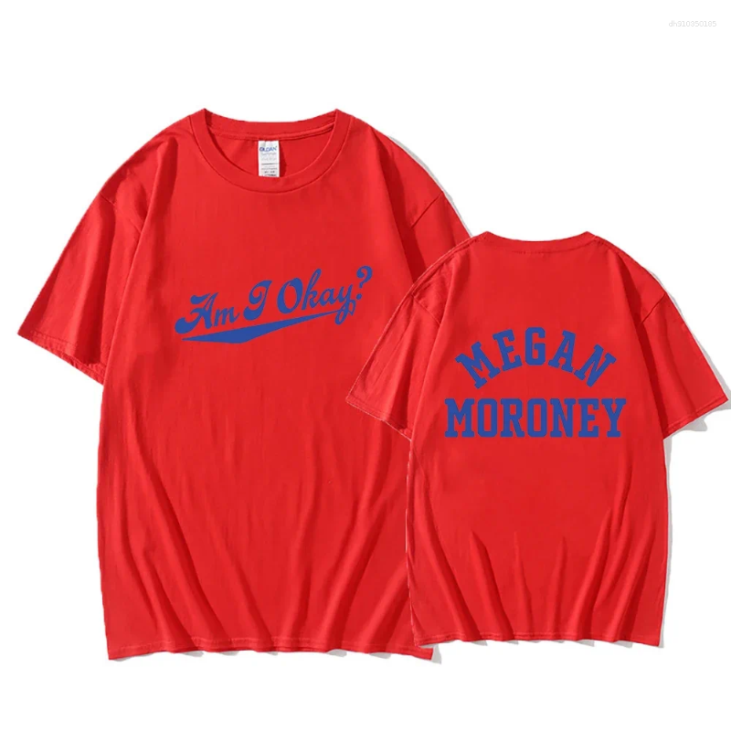 Men's T Shirts Megan Moroney Am I Okay Shirt 2025 Song Men/women Clothing Harajuku Summer Tops Vintage Unisex Cotton Graphic