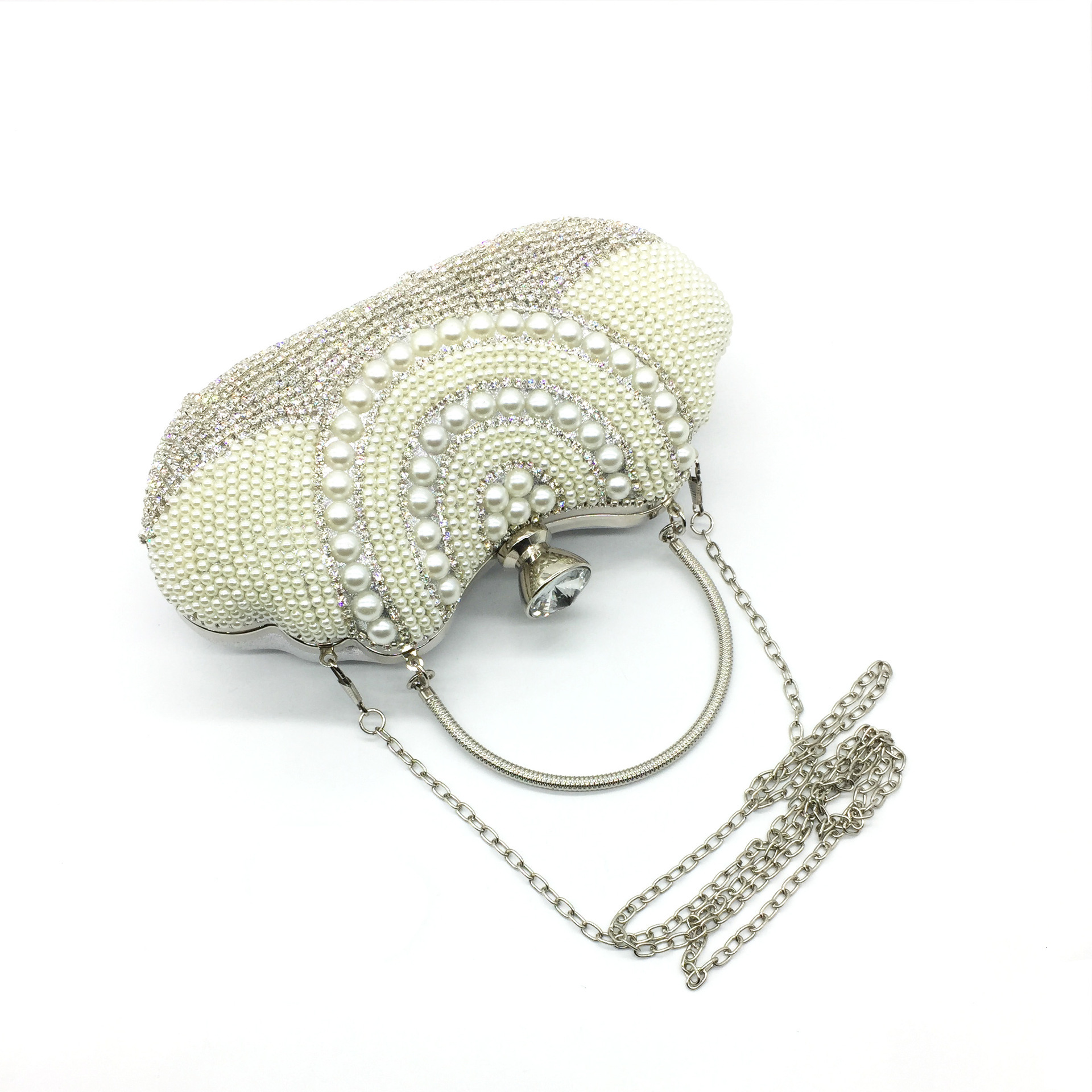 New Tassel Handmade Dinner Women's Diamond Inlaid Fashionable Evening Dress Bag, Handbag, Makeup Bag