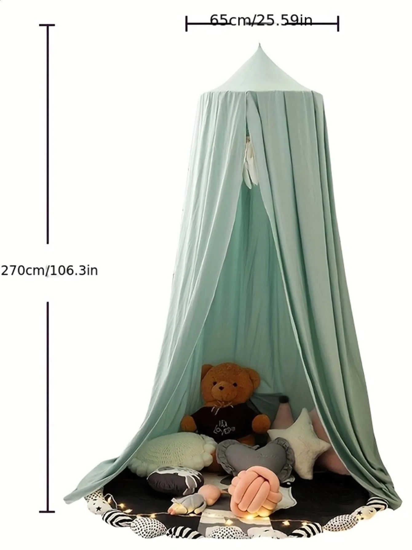 Mosquito Net Baby Crib Curtain Hanging Tent Home Decoration Living Room Bedroom Corner Bed Decor Girl Princess Mosquito Net 250206