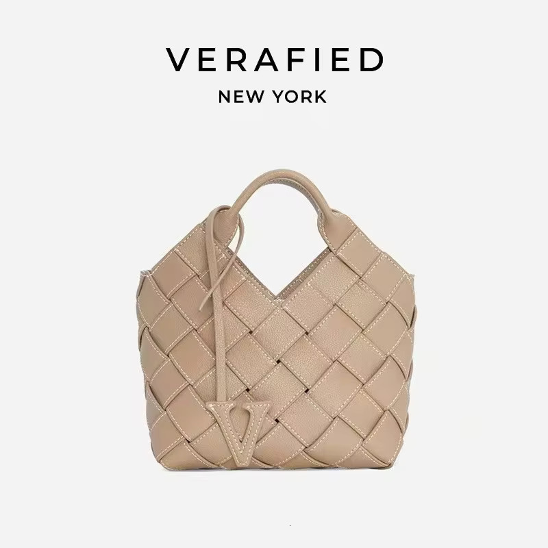 VERA BY VERAFIED Light women's versatile design autumn and winter fashion handbag crossbody hand woven bag