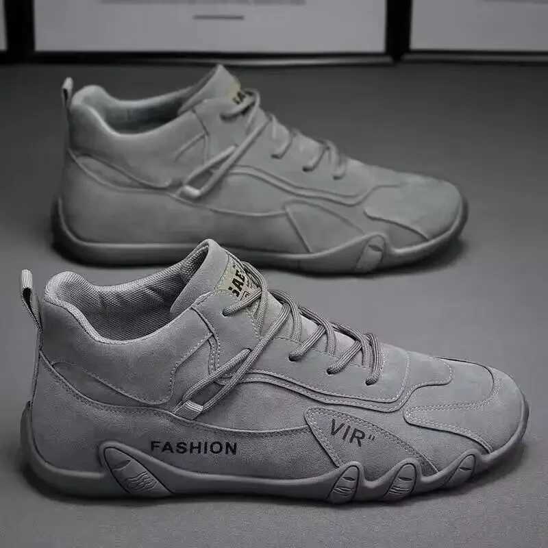 Men Shoes Breathable Non Slip Work Shoes for Male Fashion Sneakers Outdoor Walking Flats Skateboard SneakersC250123