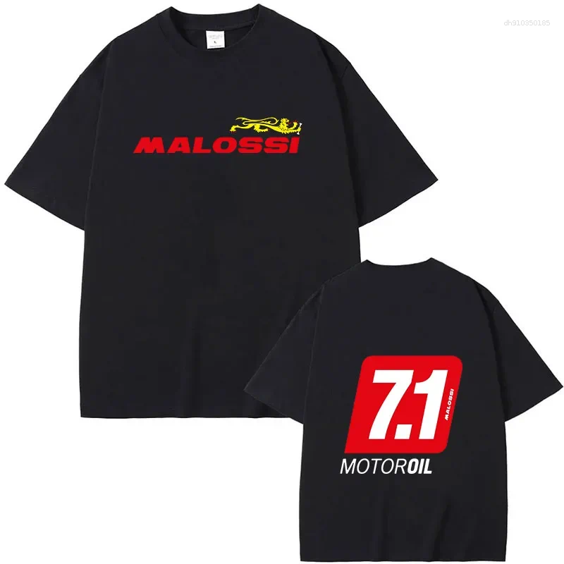Men's T Shirts Malossi Theme T-Shrit Men Women Short Sleeve Print Unisex Streetwear Hip Hop Style Summer Fashion Tops Clothes Male