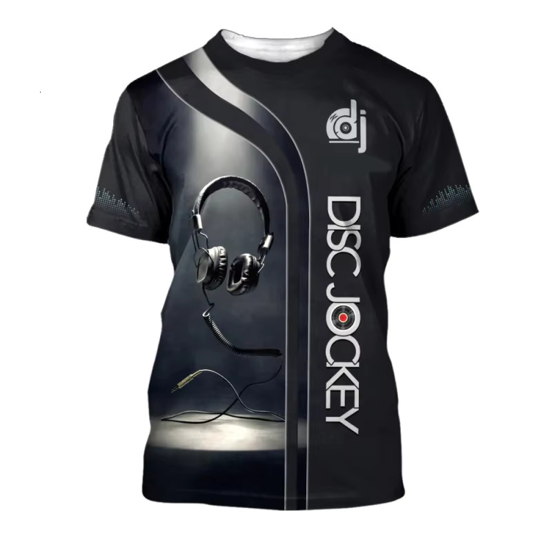 Trendy Boxing T shirt For Men Creative 3D Music Theme Printed t-shirts Men Women Short Sleeve Tops Street Personality Sports Tee