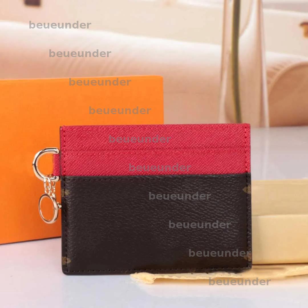 M82739 card holders designer card holder luxury wallet women charms business bank wallet with gold round floral accessories mini pures samll wallets no box