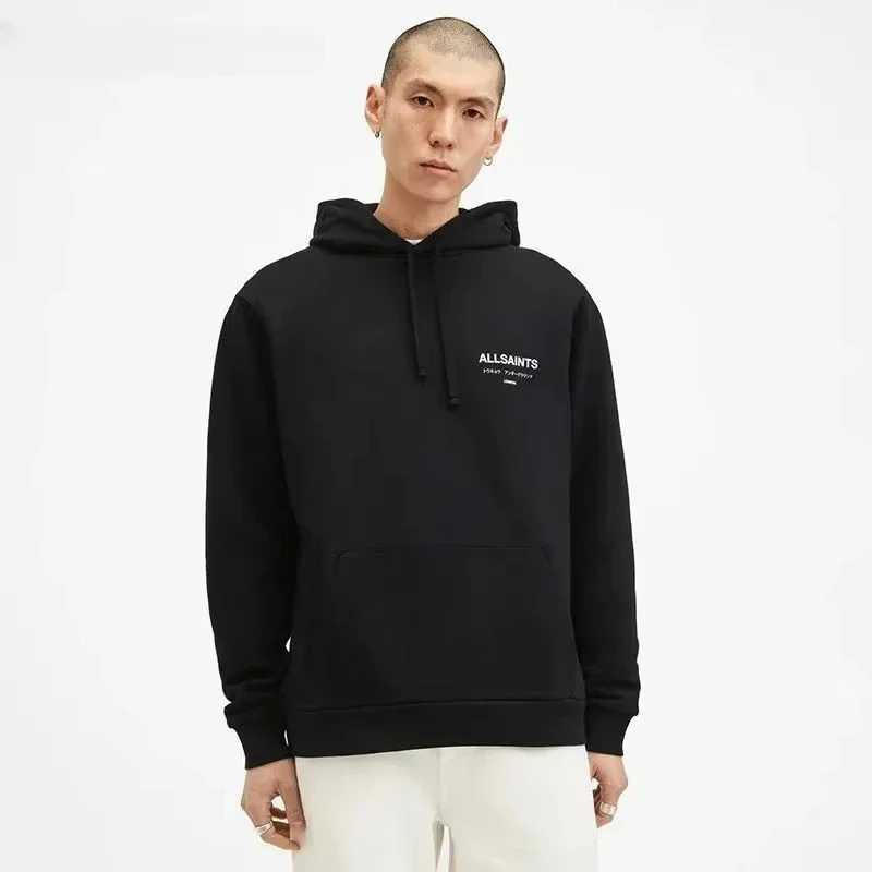 New Fashion Luxury Brand Autumn and Winter Cotton Letter-printed Hoodie Mens Leisure Sports Heavy Hoodie Y250206
