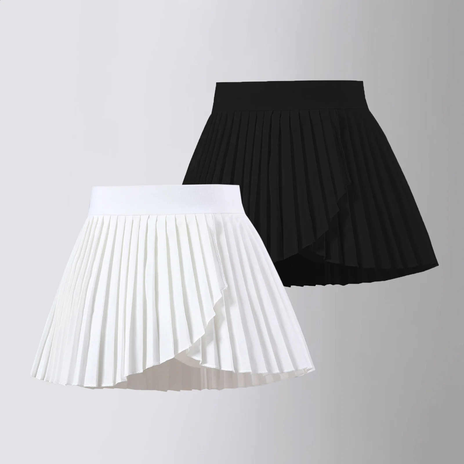 Floral Skirt for Kids High Waist Thin Girls Pleated Skirt Short Fashion Tennis Baseball Casual All-match Children A-line Skirt 250206