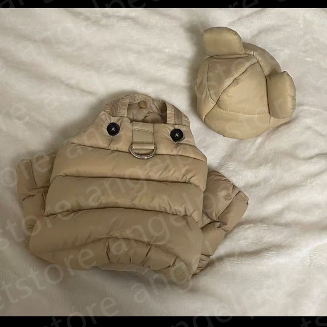 Pet cotton coat one-piece four legged hat dog cat winter outfit pet dog cooling vests pullover cotton outdoor wear