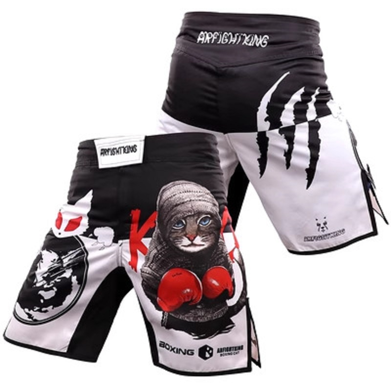 Muay Thai Pants Breathable Fight MMA Shorts Men Women Junior Gym Martial Arts Grappling Kickboxing Cage Fighting Training Trunks