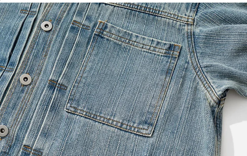 Autumn Japanese Streetwear Vintage Denim Jacket Men Loose Casual Denim Hooded Coat Jeans Jacket Cowboy Spring Outerwear 250206