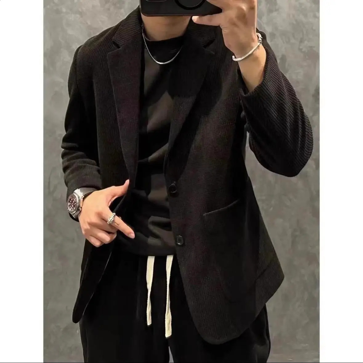 2025 Men Early Spring Style Suit Two-piece Suit Fashionable Comfortable High-end Versatile and Handsome 250121