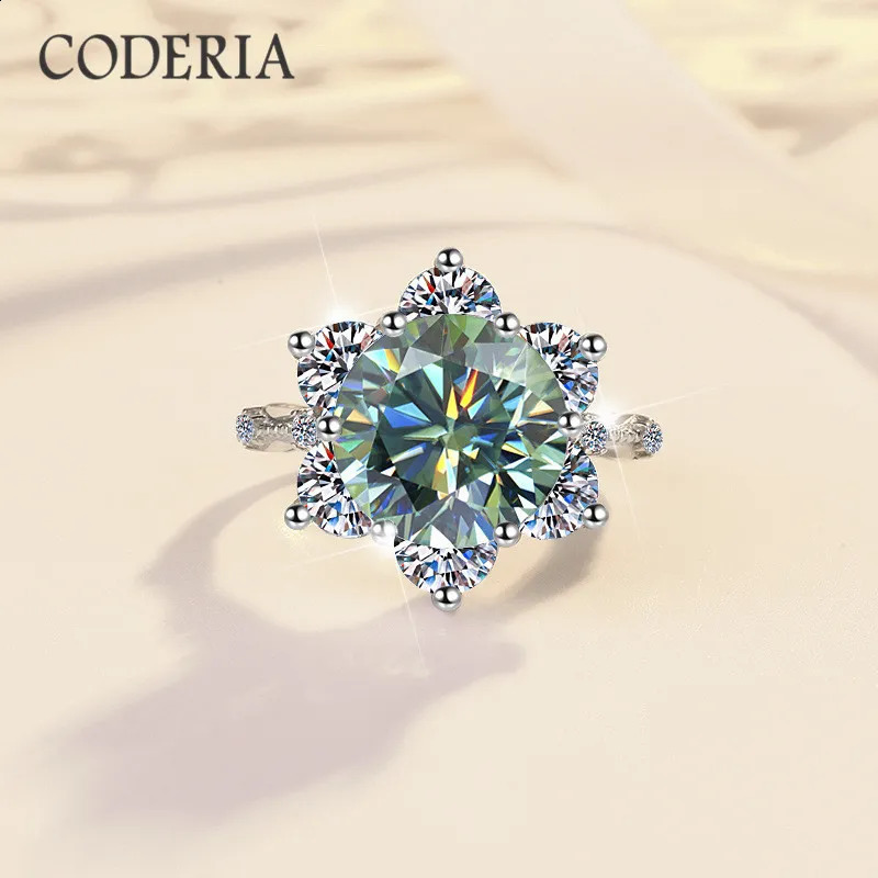 Real 3 Carat Ring GRA Diamond Certified VVS High Quality Silver S925 Plated 18K White Gold Womens Jewelry 250121