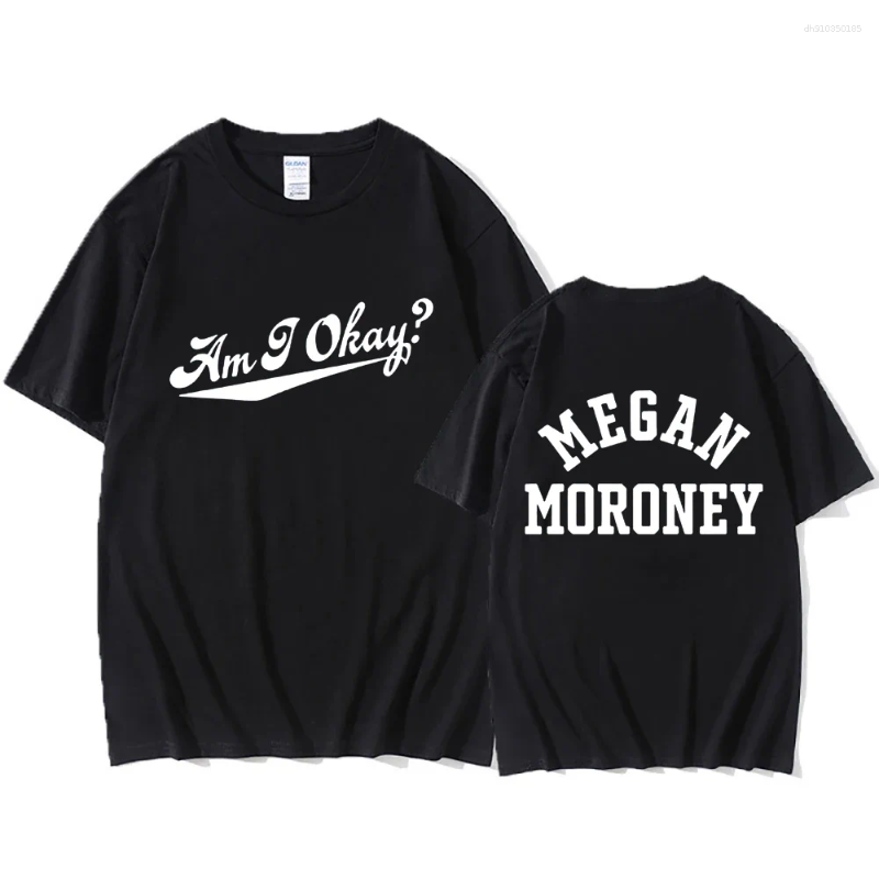 Men's T Shirts Megan Moroney Am I Okay Shirt 2025 Song Men/women Clothing Harajuku Summer Tops Vintage Unisex Cotton Graphic