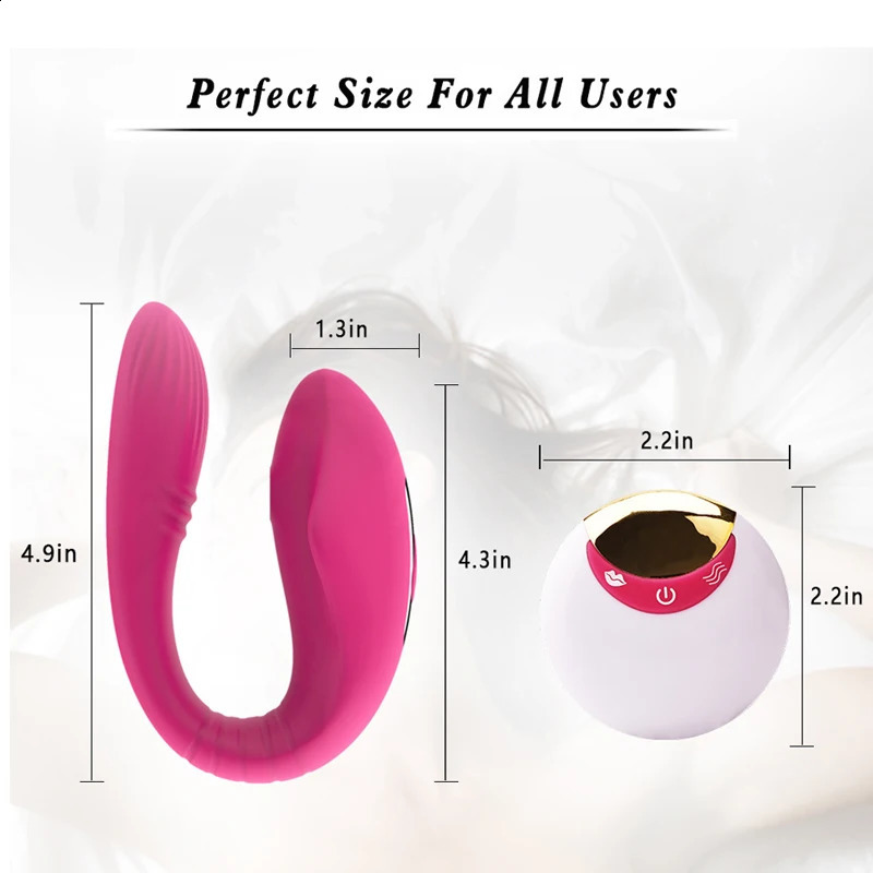 Wireless Vibrator Rechargeable Dildo Sucking Resonance G-spot U Silicone Stimulator Adult Toys Female Sex Toys 250114