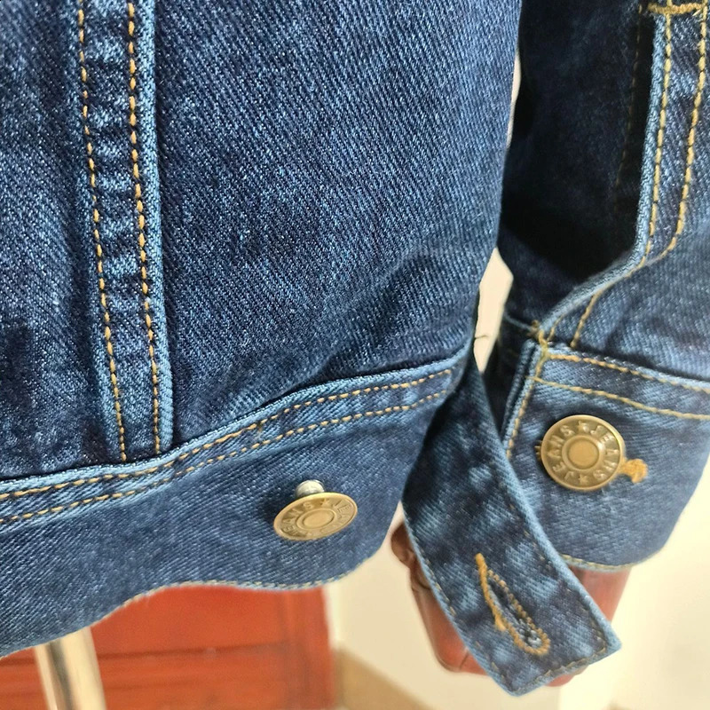 Streetwear Fashion Jean Jackets Mens Clothes Fall Vintage Button-up Turn-down Collar Denim Jacket For Men Trendy Outerwear 250206