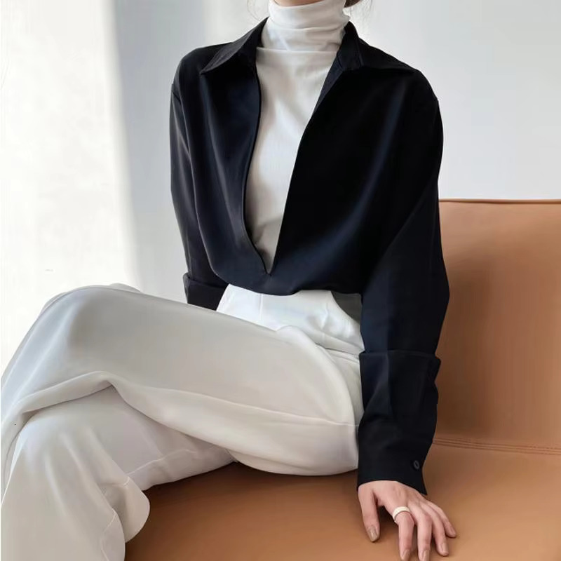 2025 Fashion French V-Neck Autumn Vintage Clothes Tunic For Women Corduroy Outerwear No Buttons