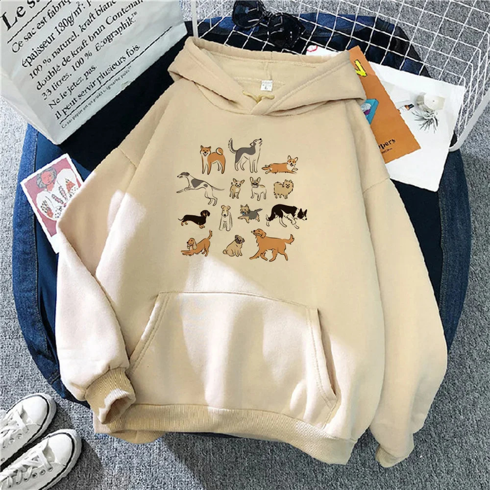Dachshund hoodies women funny anime Korean style Hooded Shirt clothing women gothic sweatshirts 250206