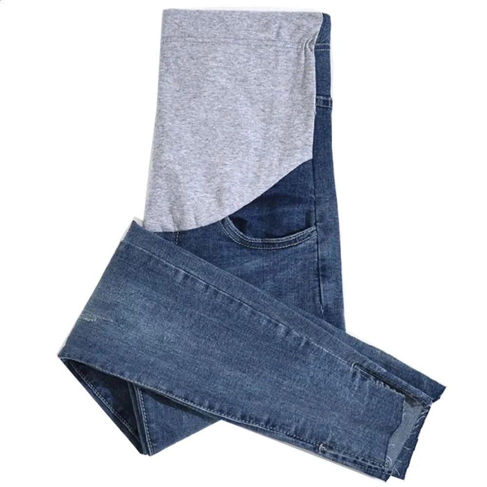 Maternity Pregnancy Leggings Stretch Jeans Pants Spring Summer Thin Cotton Maternity Jeans Maternity Wear 250206