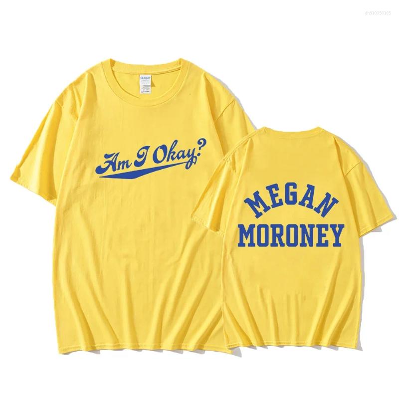 Men's T Shirts Megan Moroney Am I Okay Shirt 2025 Song Men/women Clothing Harajuku Summer Tops Vintage Unisex Cotton Graphic