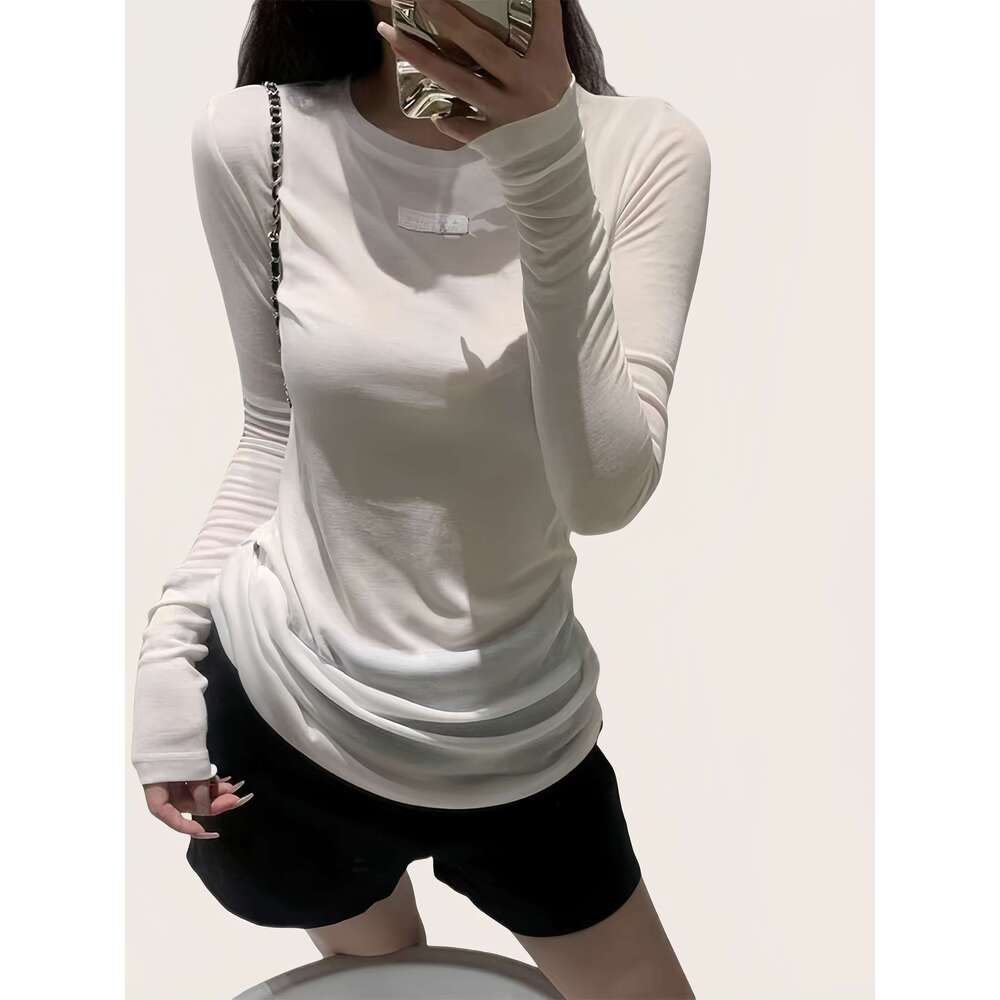 Designer womens Clothes Women VEST Sexy muis tank Top brand MM Casual Tshirt luxury t shirts fashion Long Sleeve clothing Casual Streetwear good mater