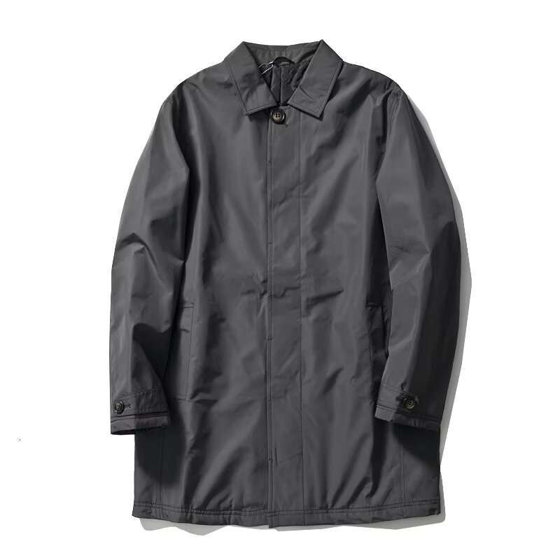 European Autumn Winter Men's Leisure Business Commuter Large Medium Long Cropped Cotton Windbreaker Outdoor Camp Trekking Jacket
