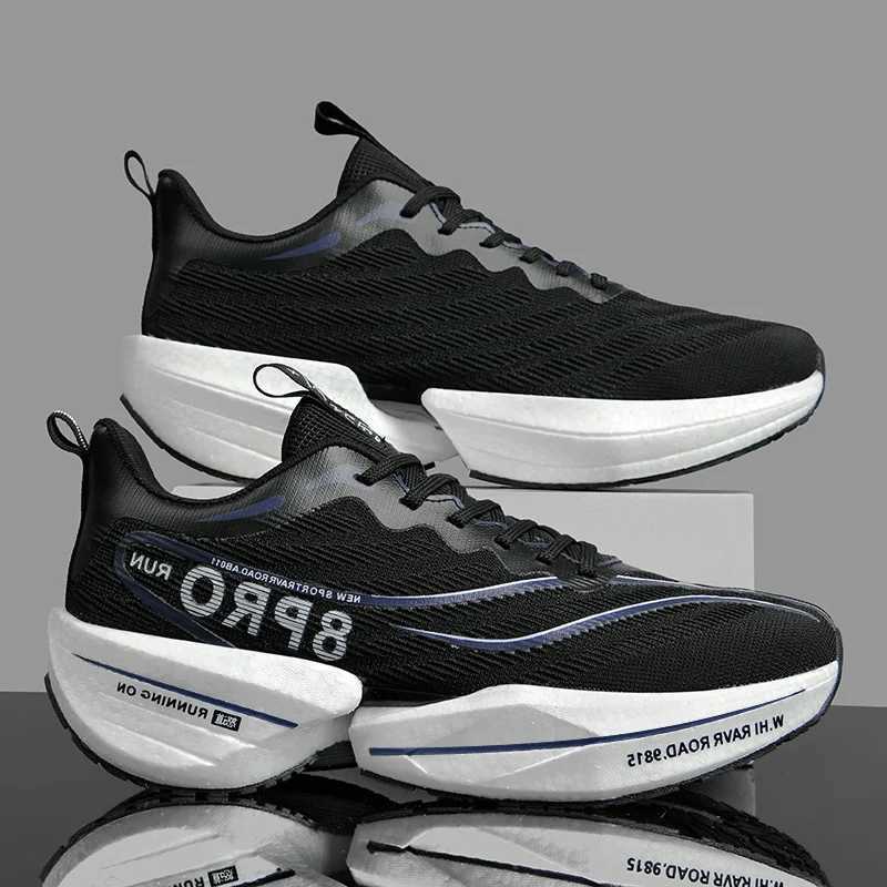Running Sports Shoes Men Casual Marathon Carbon Plate Air Cushion Ultralight Womens Comfortable Athletic Nonskid Tenis SneakersC250206