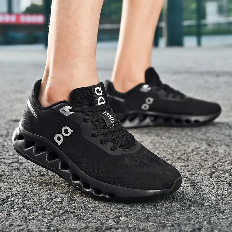 2025 Summer sports shoes mens fitness jogging shoes fashionable and shock-absorbing running shoesC250410