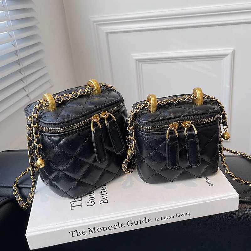 Mini Small Bag For Wen 2025 Spring/Summer New Trendy Ins High-end Diamd Grid Chain Bag Versatile Fi Crossbody Bag Z250205