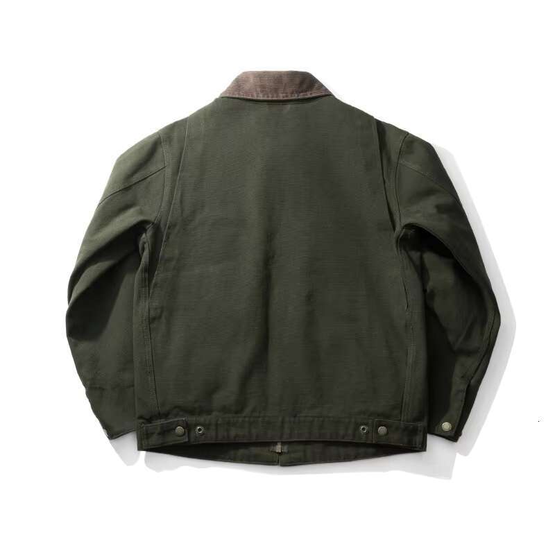 Retro Short J97 Flight Jacket Heavy Motorcycle Windproof Loose Bomber Jersey Outdoor Trekking Camping Training Windbreak Men