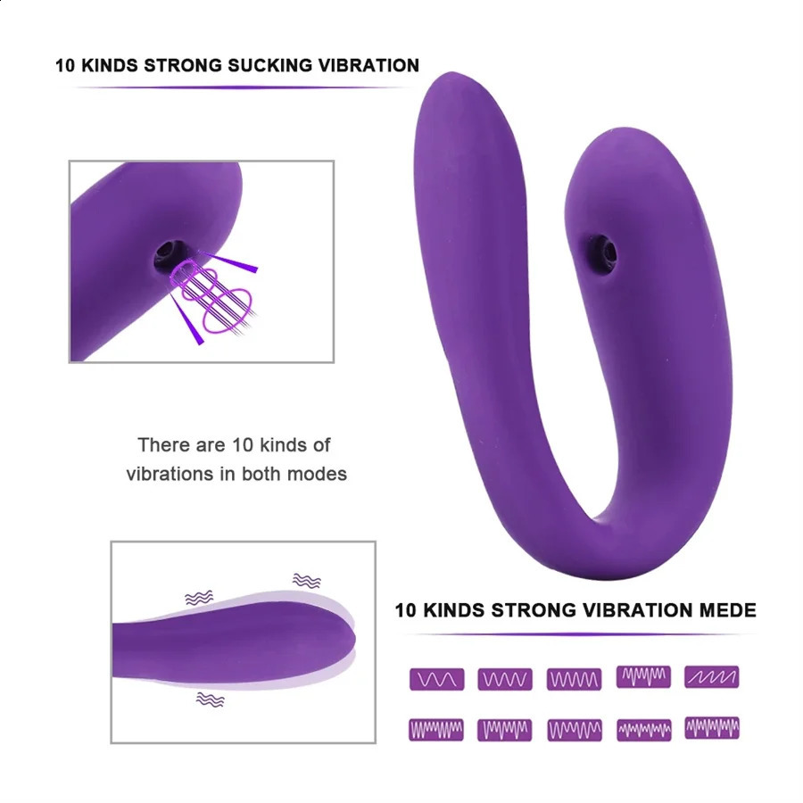 Clit Sucking Vibrator Clitoris Sucker Stimulator Wearable Dildo Vibrator Blowjob Sex Toy For Women Female Masturbation Adult 18 250114