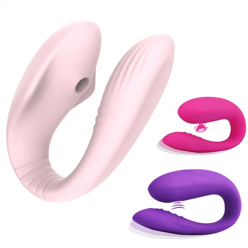 Wireless Vibrator Rechargeable Dildo Sucking Resonance G-spot U Silicone Stimulator Adult Toys Female Sex Toys 250114