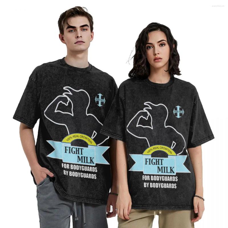 Men's Polos FIGHTMILK - For Bodyguards By Always Sunny T-Shirt Vintage T Shirts Shirt Men
