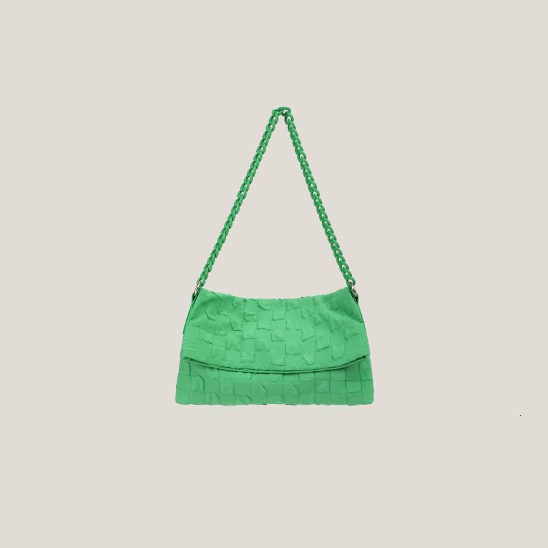 Bag Chain Messenger Canvas Armpit Crossbody Bag, Niche Texture Ins Korean Version 2024 New Women's Bag