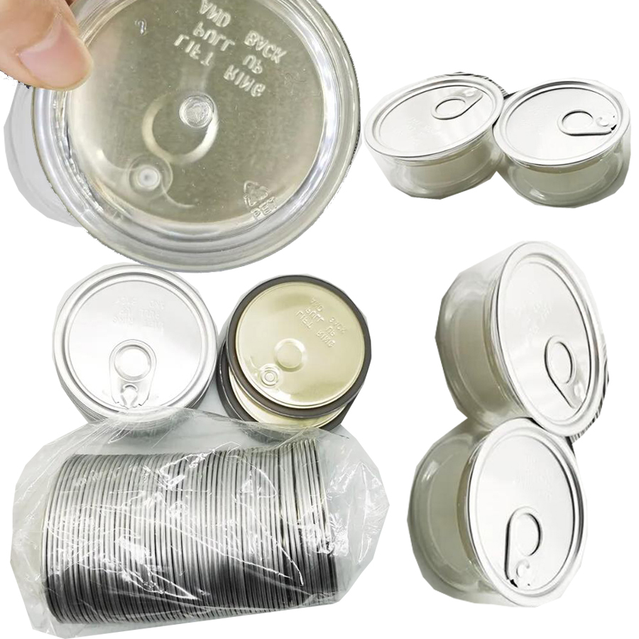 Custom Clear Jars Tin Cans Branding Packaging OEM Labels 30G 50G 100G Transparent Edible Containers Storage
