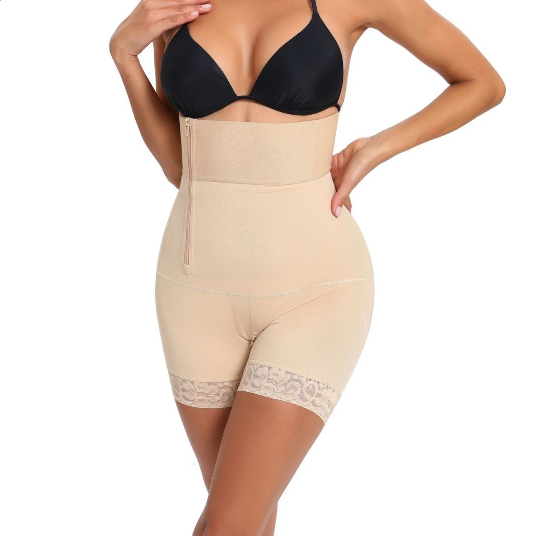 Women Tummy Control Panties Shapewear Colombiana Girdle Shapers BBL Waist Trainer Shorts Butt Lifter Compression Body Shaper 241115