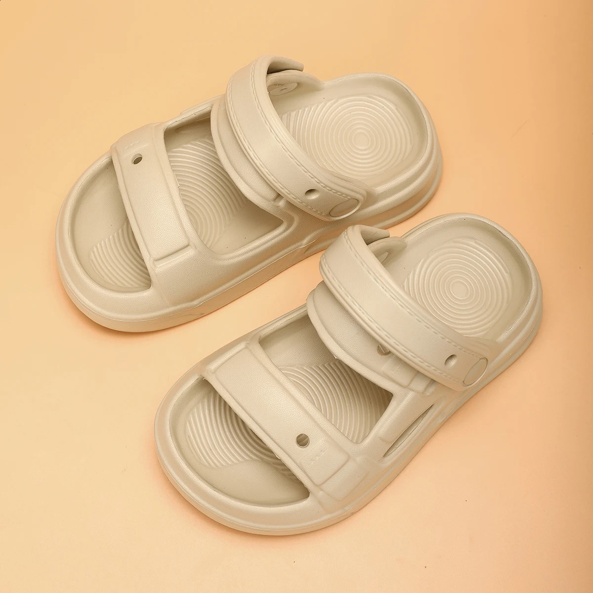 Kids Summer Cartoon Girls Non-Slip Cave Hole Sandals Boys Garden Beach Slippers Baby Outdoor Soft Soled Quick Drying Home Shoes 250206