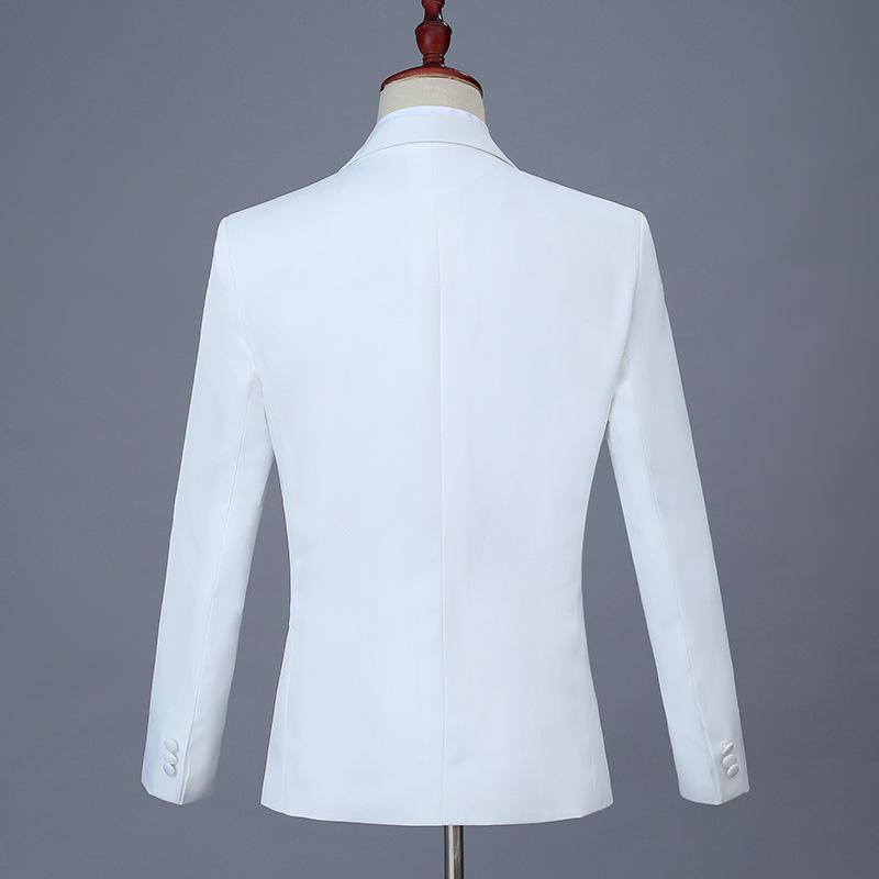 K840 Men's Jacquard Suit - Wedding Dress & Groom Performance Clothes for Spring Events