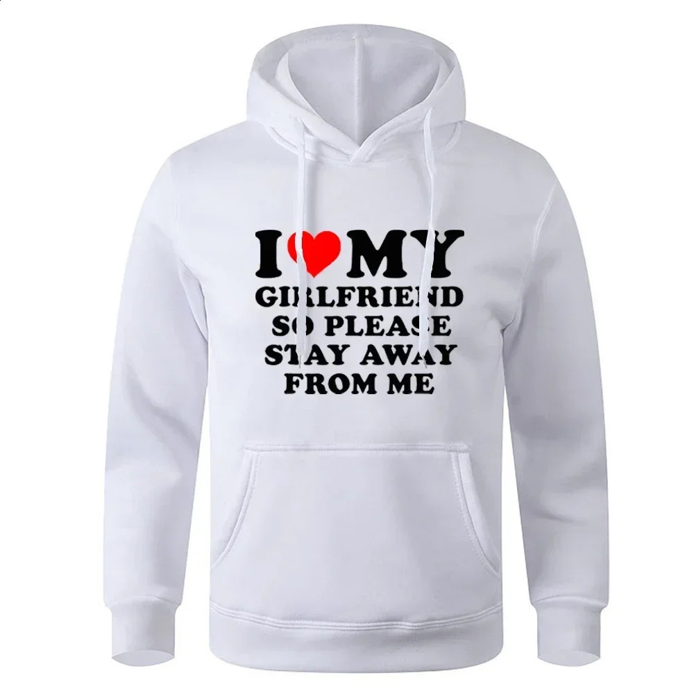 I Love My Girlfriend Hoodie Couples Sweatshirt Y2K Streetwear Fleece Men Casual Hoodie Women Long Sleeves Valentines Clothing 250122