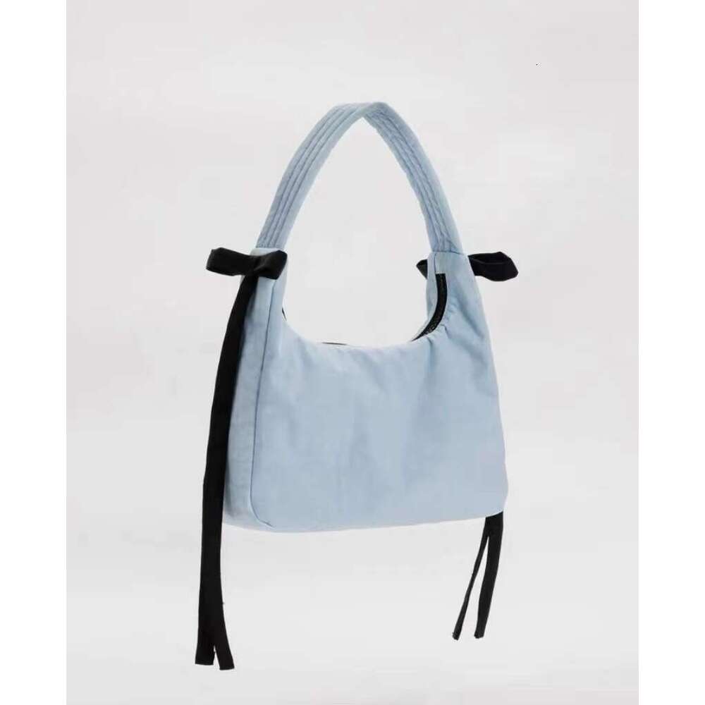 American Niche Design Baggu Mini Bow Handbag Armpit Fashion Trend Sky Blue Versatile Women's Bags